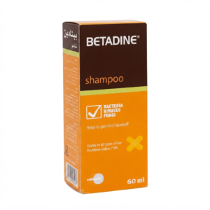 Betadine Shampoo 7.5% 60 ml for Scalp Infections & Dandruff