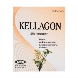 Kellagon 20 mg 10 Sachets Urinary Antispasmodic & Diuretic Effervescent