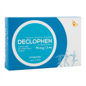 Declophen 75 mg 3 Ampoules for Intramuscular Injection for Pain Relief and Inflammation Treatment