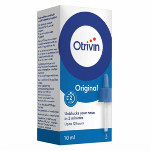 Otrivin 0.1% Adult Nasal Drops for Nasal Congestion Relief