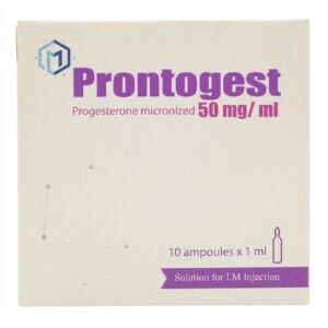 Prontogest 100 mg/2 ml 10 IM Ampoules for Pregnancy Support and Progesterone Deficiency Treatment