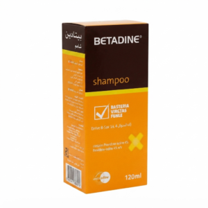 Betadine Shampoo 7.5% 120 ml for Scalp Infections & Dandruff
