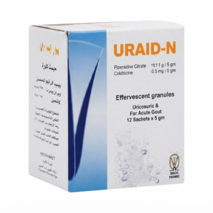 UR-AID 12 Sachets Effervescent for Gout & Uric Acid Stones